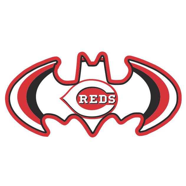 Cincinnati Reds Batman Logo DIY iron on transfer (heat transfer)